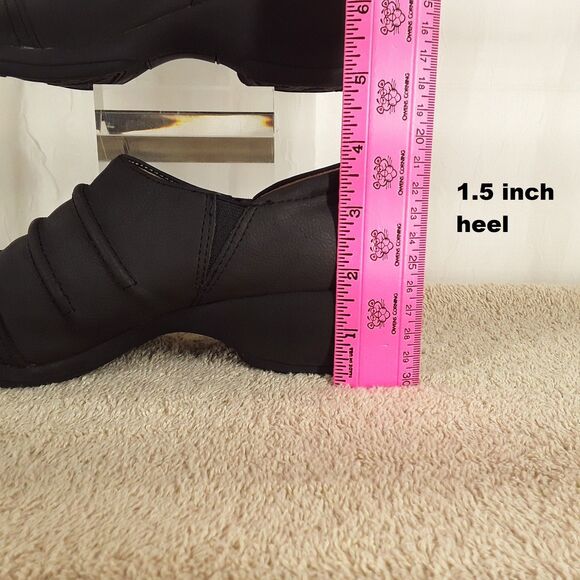 Naturalizer Women's 6.5M Ankle Booties, Jeter, Faux Leather, Matte Black, heel - Picture 5 of 12
